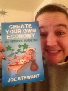 Author of Create Your Own Economy Network Marketing MLM Book Joe Stewart Facebook free giveaway